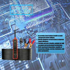 <span class=keywords><strong>Tester</strong></span> per Batterie Auto 12V con Display LCD, Scanner Diagnostico Professionale, <span class=keywords><strong>Tester</strong></span> Elettrico Auto con Identificazione Polarità e Protezione da Sovraccarico - Product Image 3