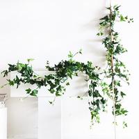 Plante Artificielle Murale en Rotin pour Jardin Moderne, Décoration Murale en Rotin pour Bureau, Fleurs en Plastique, Verdure et Succulentes