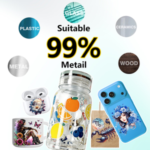 Adesivi UV per Tazze Personalizzati 12-40oz, Resistenti e Impermeabili, <span class=keywords><strong>Disegni</strong></span> Cartoon, Decalcomanie UV in Plastisol per Animali Domestici, Vendita all'Ingrosso - Product Image 4