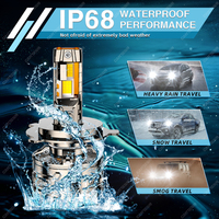 Phares LED de voiture Senrobo Y28 300W 50000LM super lumineux H1 H3 H4 H7 H8 H11 9005 9006 9012 880 881 Ampoules LED pour automobile