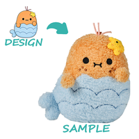 Peluche super douce personnalisée brodée
