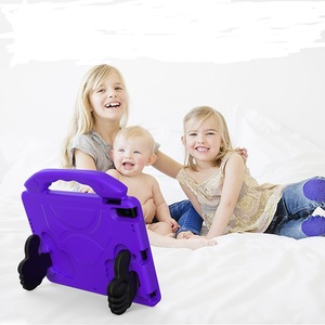 Parachoques de espuma EVA suave de seguridad para niños, soporte plegable con mango para tableta, Funda Universal para <span class=keywords><strong>iPad</strong></span> 9,7 2017 2018 <span class=keywords><strong>Pro</strong></span> 9,7 Air 2 - Product Image 1