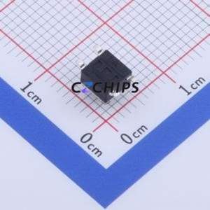 GT-TC074B-H050-L1 Tactile Switch SMD-4P,4.5x4.5mm Switch Single Pole Single Throw Round Button 2.5N Vertical Mount - Product Image 2