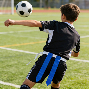 Ensemble de ceintures et drapeaux de flag <span class=keywords><strong>football</strong></span> pour enfants, jeunes et adultes, pour l'<span class=keywords><strong>entraînement</strong></span> et les activités d'équipe - Product Image 6