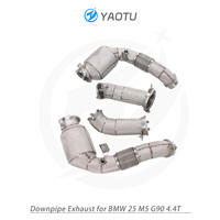 Tuyau catalytique avant et collecteur d'échappement en acier inoxydable isolé YT, pièces de rechange pour BMW M5 G90 4.4T