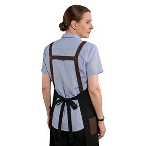 Delantal Ajustable de Sastre/<span class=keywords><strong>Chef</strong></span> con Múltiples Bolsillos, Resistente al Lavado, de Alta Calidad, Polialgodón, Negro, Unisex, para Restaurante y Cocina - Product Image 1