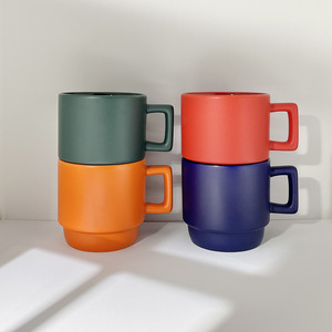 Tazas de Cerámica de Color Personalizado, Acabado Mate, Color Sólido, con Logotipo Publicitario, para Regalo, para Café o Agua, Juego Individual 7106 - Product Image 3