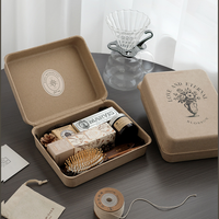 Boîte en pulpe moulée à prix de gros usine, conception gratuite, boîte d'emballage jetable, boîte à savon en papier, emballage en pulpe de papier, boîte cadeau