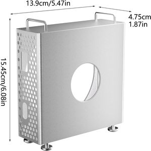 El soporte de aleación de aluminio para ahorrar espacio a prueba de agua más nuevo para 2024 <span class=keywords><strong>Mac</strong></span> Mini M4/M4 Pro - <span class=keywords><strong>Mac</strong></span> Mini M4 Stand - <span class=keywords><strong>Mac</strong></span> Mini M4 Case - Product Image 1