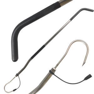 Gaff da pesca in barca gancio piegato manico in alluminio per pesci con impugnatura a labbro lancia in acciaio inossidabile gancio da pesca accessori da pesca - Product Image 3