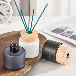 <span class=keywords><strong>100ml</strong></span> 120ml Vòng thủy tinh sậy khuếch tán chai rỗng bơm lại hương thơm nước hoa container với nắp vặn và gậy - Product Image 6