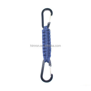 Gancho Doble Metálico Tipo D <span class=keywords><strong>para</strong></span> Colgar Llaveros Tejidos a Mano, Cordón de Paracord <span class=keywords><strong>para</strong></span> Senderismo y Supervivencia al Aire Libre - Product Image 2