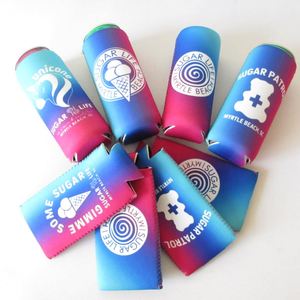 Custom Logo Neoprene Insulated Collapsible Stubby Beer Sleeve Daily Life Use Personalized Can Cooler Coozies with Custom Logo - Product Image 4