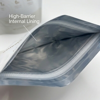 YOUYI Support personnalisé pour friandises pour chats et chiens, sac d'emballage écologique en aluminium à trois soudures latérales, à portion individuelle, avec encoche de déchirement, qualité alimentaire, sans BPA