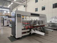 Machine automatique de fabrication de cartons / Plioir-colleuse-agrafeuse pour emballages en papier et en bois / Haute vitesse 150 m/min, électrique, facile à utiliser
