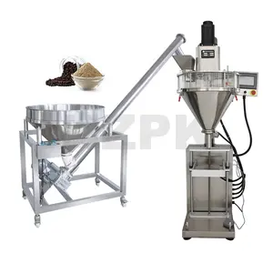 HZPK 100g Screw Auger Feeder Filler Spice Chilli Pepper Powder Filling Packing Machine by Weight Dia25-150mm 10-5000g 60-300mm