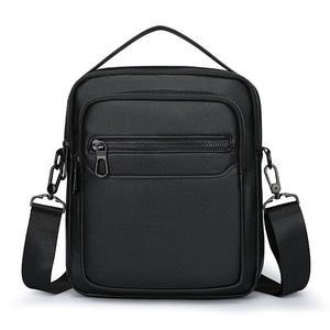 Sac messager vintage en cuir PU imperméable de haute qualité pour hommes, série professionnelle, vente en gros - Product Image 1