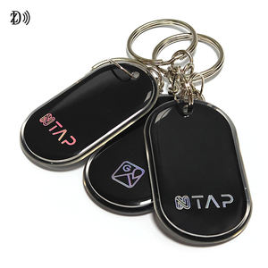 Llavero de holograma personalizado impreso y etiqueta NFC epoxi NTAG213 RFID programable con <span class=keywords><strong>URL</strong></span> - Product Image 4