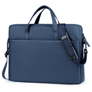 Sac pour ordinateur portable imperméable et antichoc, mallette d'affaires 14 pouces, grande capacité, fermeture éclair, sacoche durable pour hommes - Product Image 5
