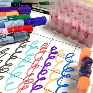 Juego de Marcadores de Pizarra Blanca Recargables con Logotipo Personalizado al por Mayor, 4 Colores, Rotuladores de Borrado en Seco para Oficina y Material Escolar - Product Image 4