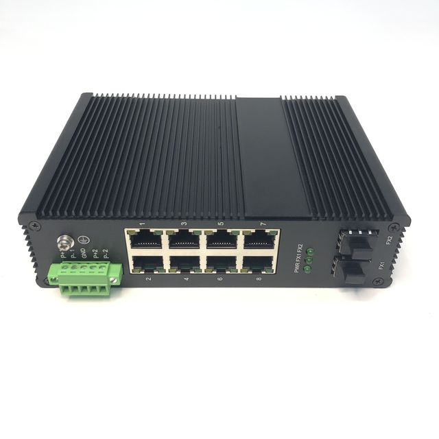 Industrial Switch 8port Gigabit 1000M POE Network Switch for IP Camera/ Feeder Pillars /Lampposts /Industrial Units