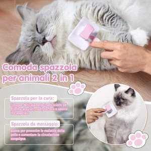 Cepillos de Pelo Retráctiles para Mascotas, Cepillo de Masaje para Baño de Perros y Gatos, Peines de Plástico con Agujas para Limpieza, Elimina Eficazmente el Pelo Suelto - Product Image 6