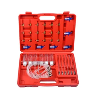 Piezas de maquinaria de construcción, herramienta de prueba de flujo de inyector, adaptador de riel común, probador de combustible, 18 adaptadores, juego de probador de combustible - Product Image 3