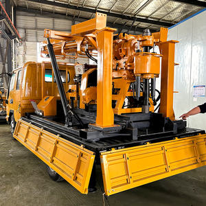 משאית באיכות גבוהה רכוב קידוח מים פנאומטיים סובבים היטב קידוח משאית - Product Image 6