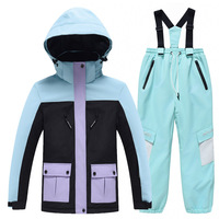 Combinaison de ski pour enfants costume garçons filles hiver extérieur imperméable chaud épaissi simple planche double planche vêtements de ski pour enfants