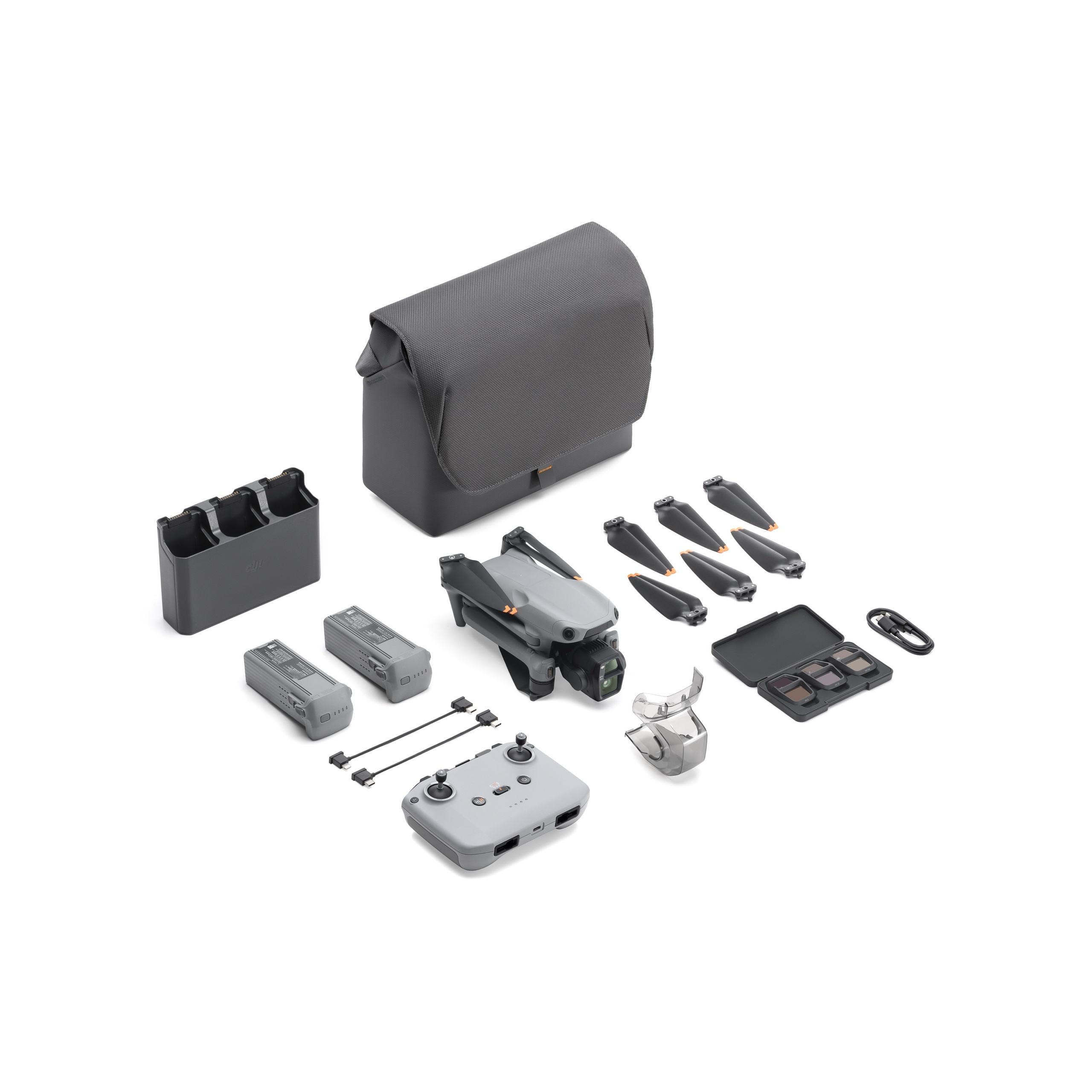 Air 3s Fly More Combo with RC N3 Dual Camera 4K HDR Drone Long Flight Time Obstacle Sensing and Smart Tracking