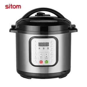 2024 hot sale New Design electronic pressure cooker Pressure Cooker 5L 9 litre aluminium 9l kitchen pressure cooker video