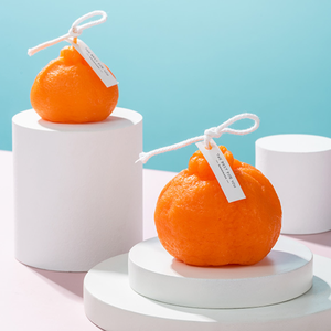 Realistic Orange Shaped Soy <strong>Candle</strong>, Natural <strong>Citrus</strong> Aromatherapy <strong>Candle</strong> for Home Decor, Relaxation, and Cozy Atmosphere - Product Image 3