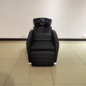 Kisen venta al por mayor moderna silla de champú de peluquería Silla de champú de salón lavabo negro cabello salón de belleza champú lavar sillas de pelo para <span class=keywords><strong>salr</strong></span> - Product Image 4
