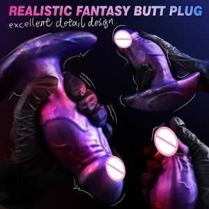 Premium Quality Adult Toy Realistic Soft Wearable Anal Plug Silicone Anal Stretcher Sex Toys <b>for</b> Women <b>Men</b> Gay - Product Image 4