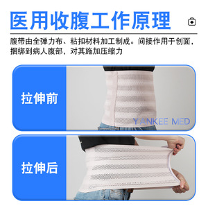 Ceinture abdominale respirante Haobang Medical pour soutien post-partum, adaptée aux accouchements par césarienne et vaginaux - Product Image 3
