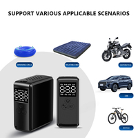 Compresseur d'air automatique le plus durable gonfleur de pneu démarreur de batterie de voiture et gonfleur de pneu compresseur de pneu de bicyclette pompe à air