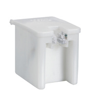 Boîte à huile en plastique carrée de petite taille à usage général industriel FYD-YB01, rail de guidage en feutre blanc, boîte à huile pour ascenseur, 15x15x4cm, 12 mois