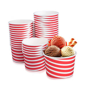 Tazze da Dessert monouso personalizzate da 4oz a 16oz gamma rosa per gelato <span class=keywords><strong>biscotto</strong></span> zucchero per animali domestici tazza di gelato da asporto con Logo - Product Image 5