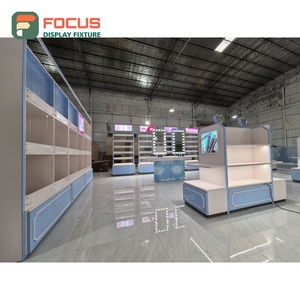Modern Shop Interior Eco Material Commercial Furniture End To End Solution Makeup Store Interior Design - Product Image 4