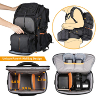 Benutzer definierte große Kamera tasche Rucksack mit Laptop fach Stativ halter Wasserdichte Outdoor-Fotografie Kamera tasche Rucksack