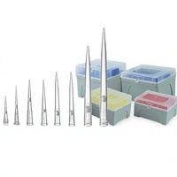 Embouts de pipette temporaires avec filtre, en boîte, 96 embouts par support, Classe VI USP, PP, consommables de laboratoire, embouts de pipette stériles irradiés par gamma