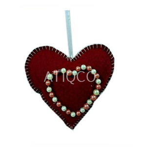 Campana de Terciopelo Rojo Hecha a Mano, Adorno de Navidad de Ángel, Decoración de Tela Colgante para Árbol, Decoración de Navidad Elegante - Product Image 2