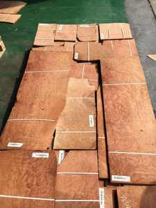 0,4mm en rodajas Natural Madrone Burl Chapa de madera Decoración de gama alta para escritorios de oficina modernos - Product Image 6