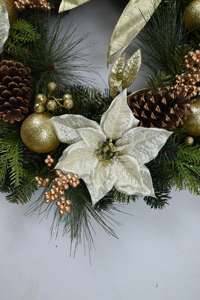 Guirnalda Navideña Personalizada al por Mayor para Decoración de Puerta Principal, Actividad Interior, Guirnalda Navideña - Product Image 4