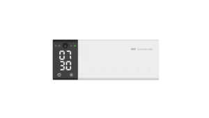 Home Wireless Rechargeable <b>Wall</b>-Mounted 5Slots <b>Toothbrush</b> Sterilization <b>Holder</b> with Replaceable Razor Slots <b>Toothbrush</b> <b>Holder</b> - Product Image 2