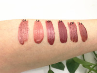 Gloss à lèvres brillant vegan en tube doré, étiquette privée, imperméable, longue tenue, nude, pailleté, vente en gros