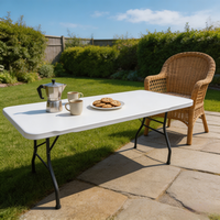 Tables d'extérieur robustes pour événements, tables de camping basses, tables de pique-nique pour le parc