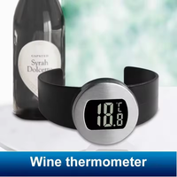 Termometer Digital Botol Anggur Shenwei Champagne, ABS Stainless Steel Thermocouple, Antarmuka Komunikasi USB, Berperingkat IP65, OEM