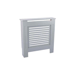 Freestanding Modern White <b>Decorative</b> <b>Panel</b> Radiator Cabinet-<b>MDF</b> Preservative-Treated Heater Cover for Living Room - Product Image 3