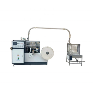 Cao-được trang bị tự động tốc độ cao hai mặt tráng Cốc giấy đúc Máy đĩa đơn nhà máy trực tiếp nguồn PLC động cơ - Product Image 4